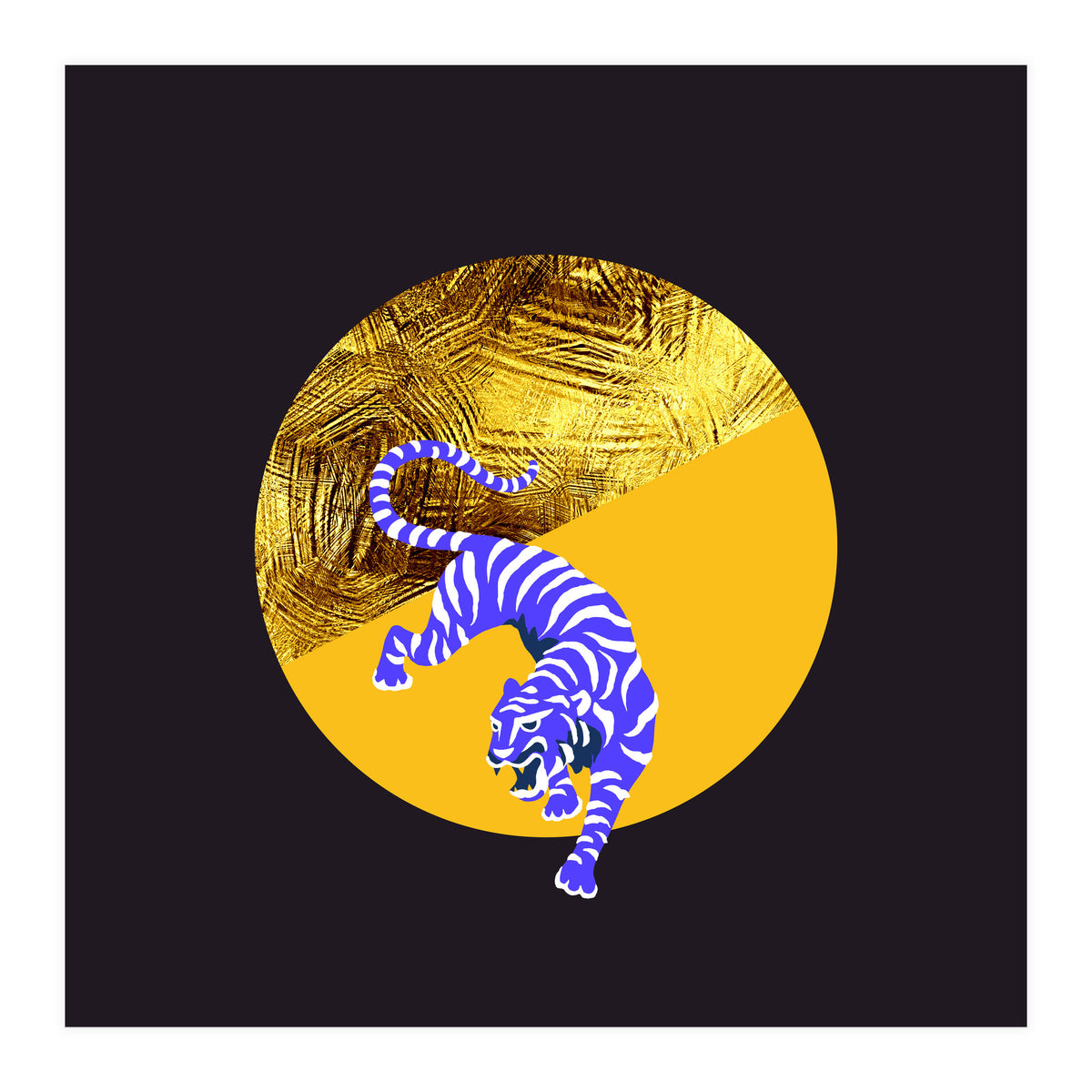 blue tiger (Print Only)