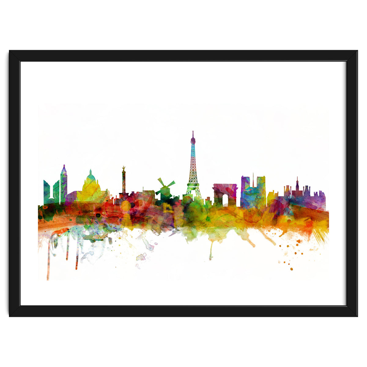 Paris France Skyline