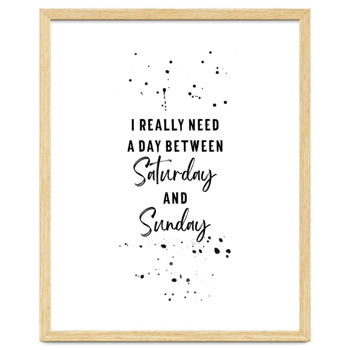 Day between Saturday and Sunday