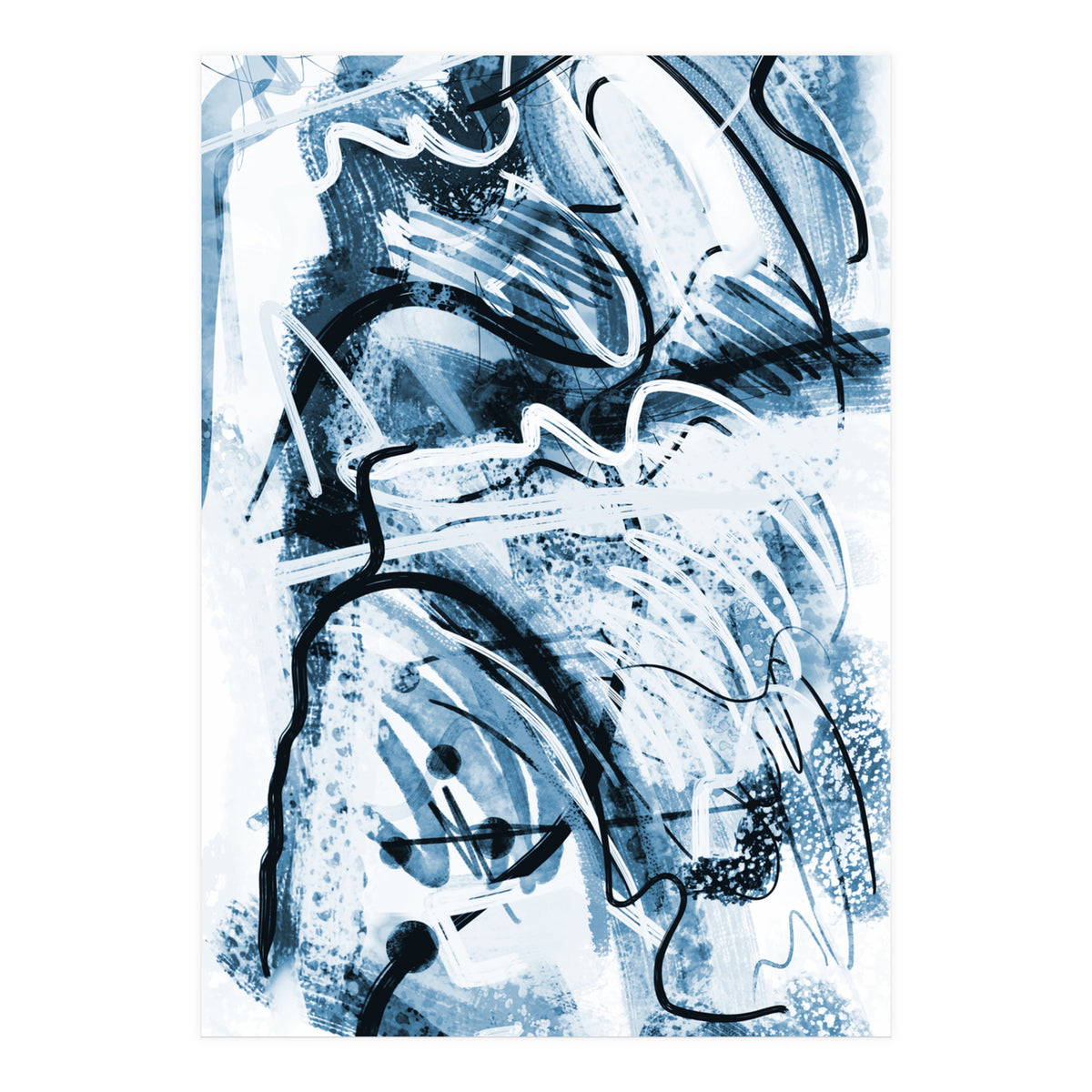 Blue In Traces (Print Only)