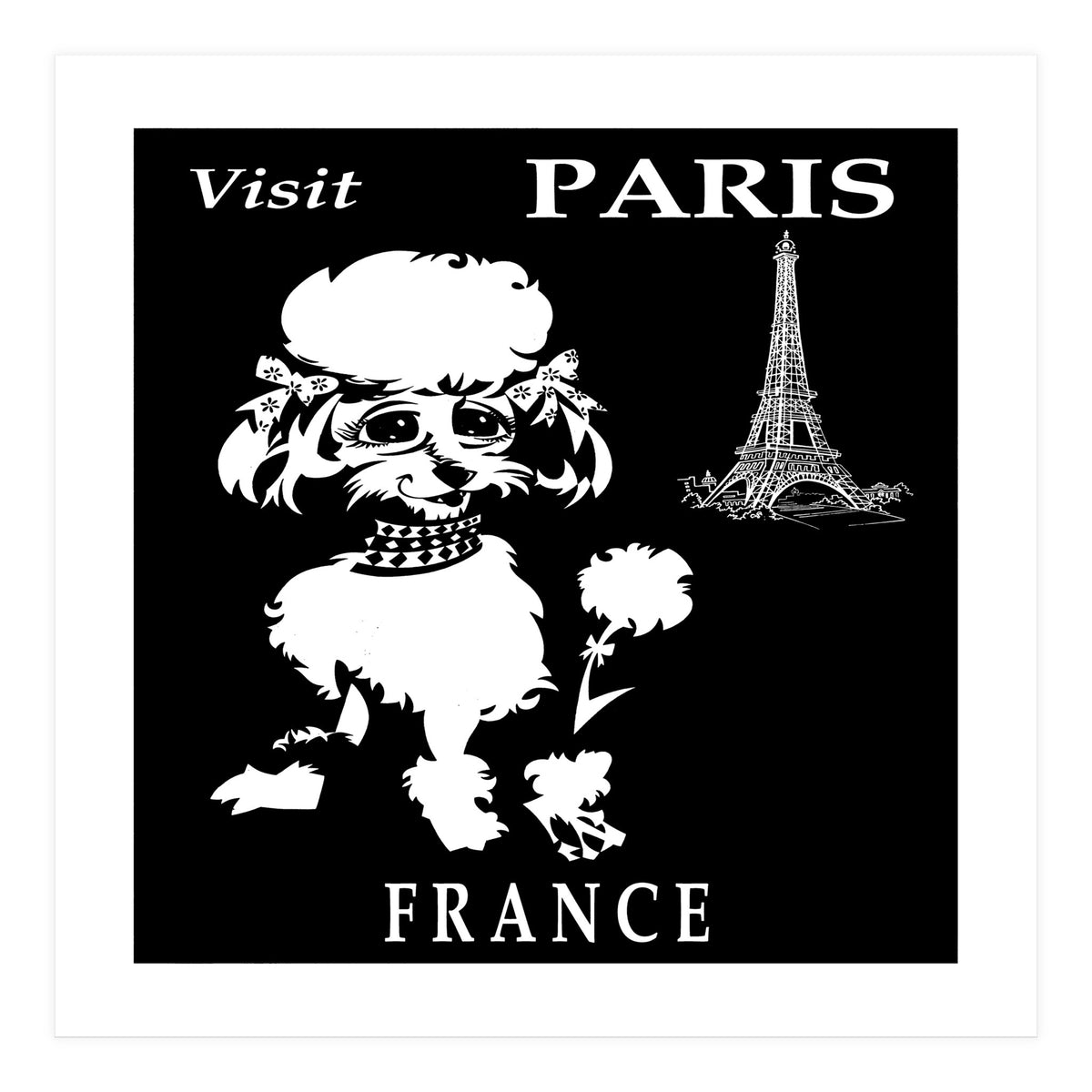 Paris France Travel Poster (Print Only)