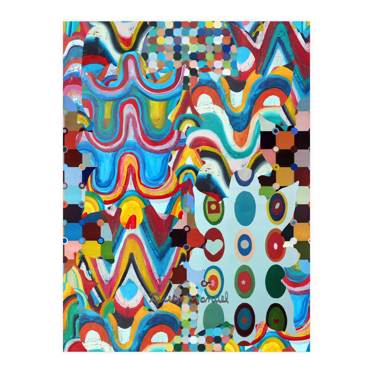 Pop Abstract 2023 Tapiz 77 (Print Only)