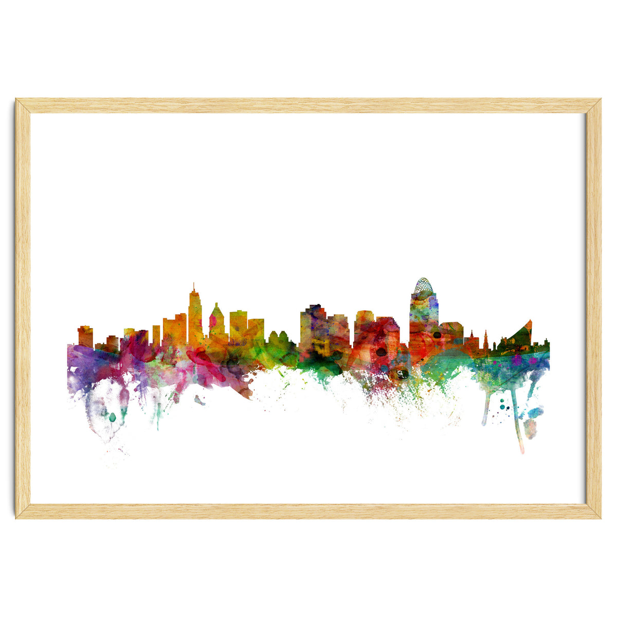 Cincinnati Ohio Skyline