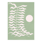 Sage Green Abstract Floral (Print Only) thumbnail