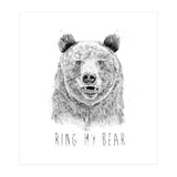 Ring My Bear (bw) (Print Only) thumbnail