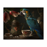 Parrot with a Tea Cup and Teapot (Print Only) thumbnail
