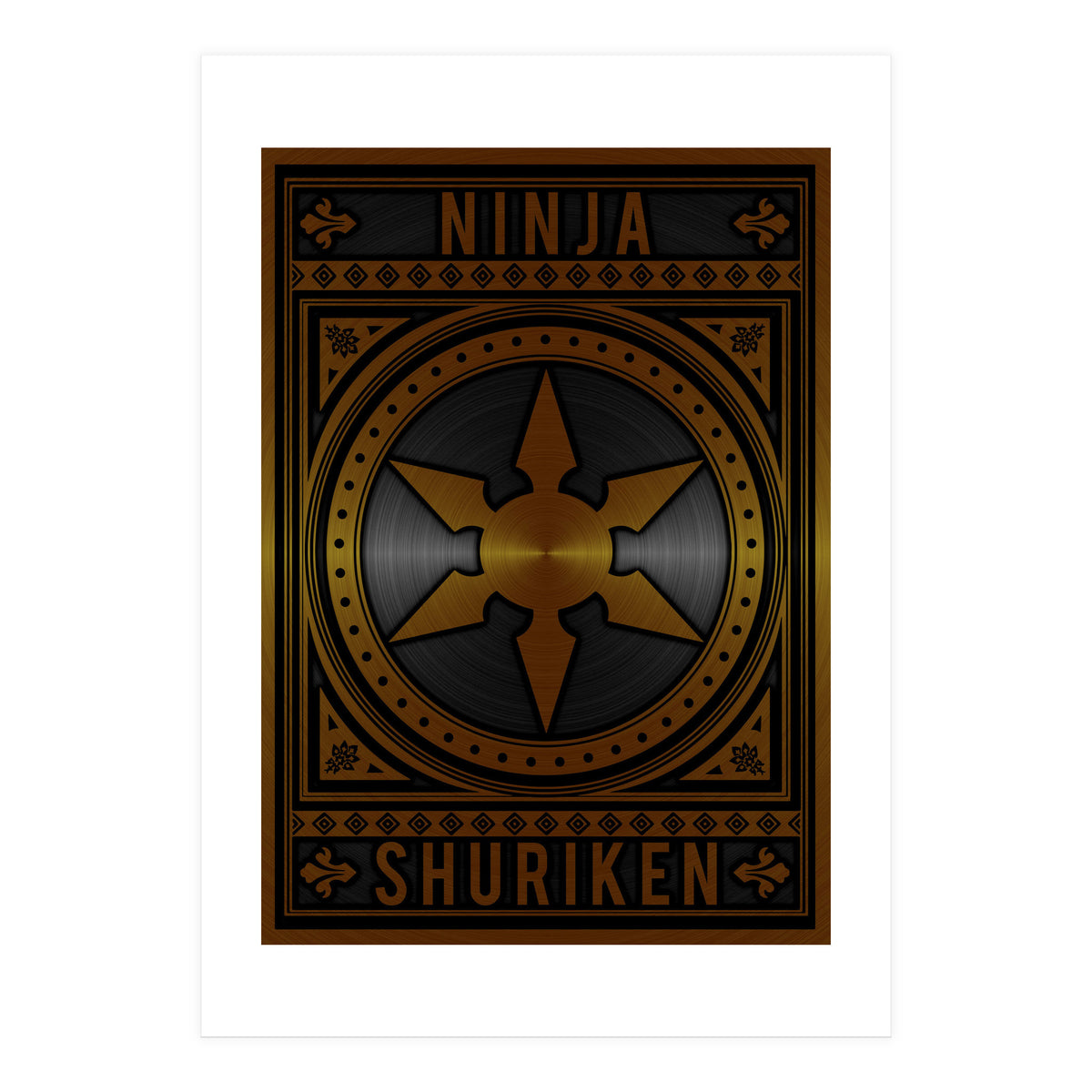 Ninja Shuriken (Print Only)