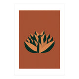 Bohemian Terracotta Flower (Print Only) thumbnail