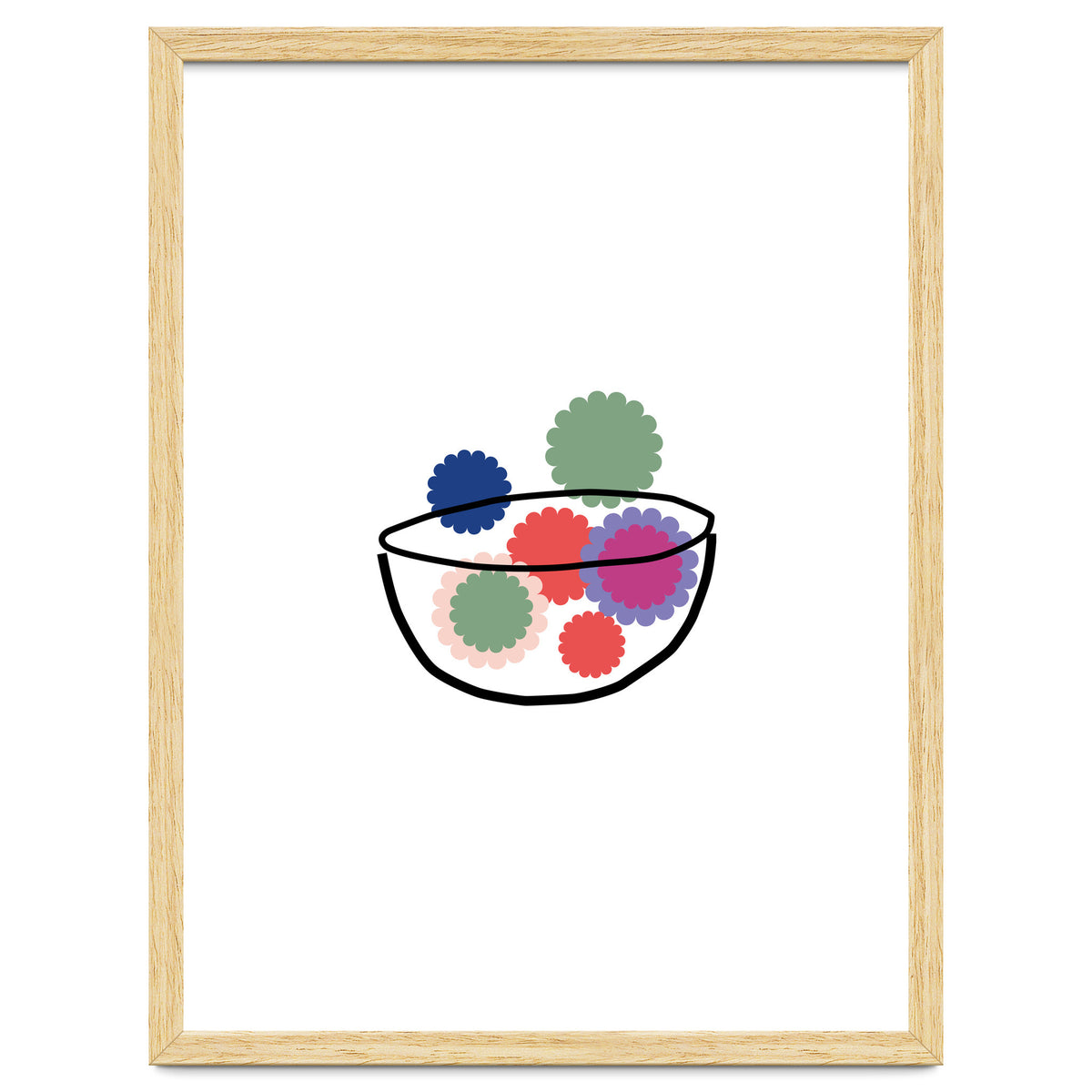 Fruits Or Flowers Rgb White