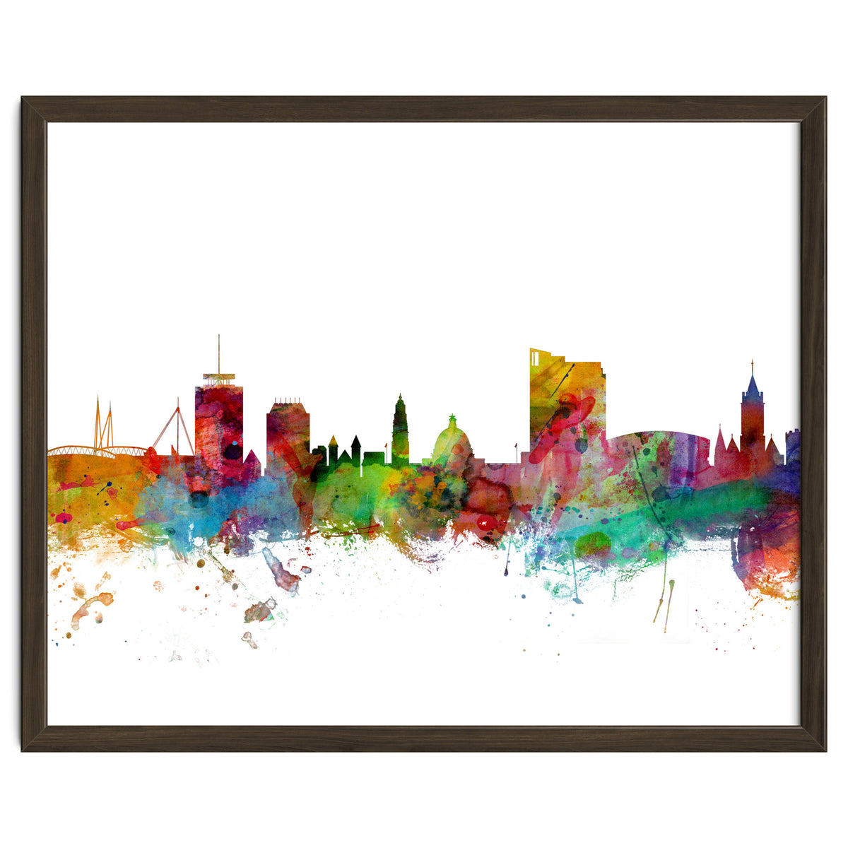 Cardiff Wales Skyline