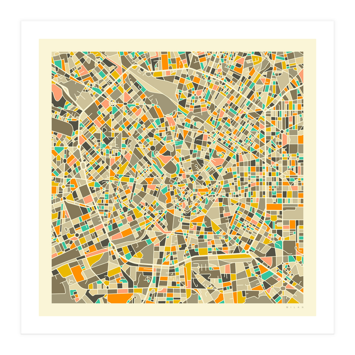 MILAN MAP (Print Only)