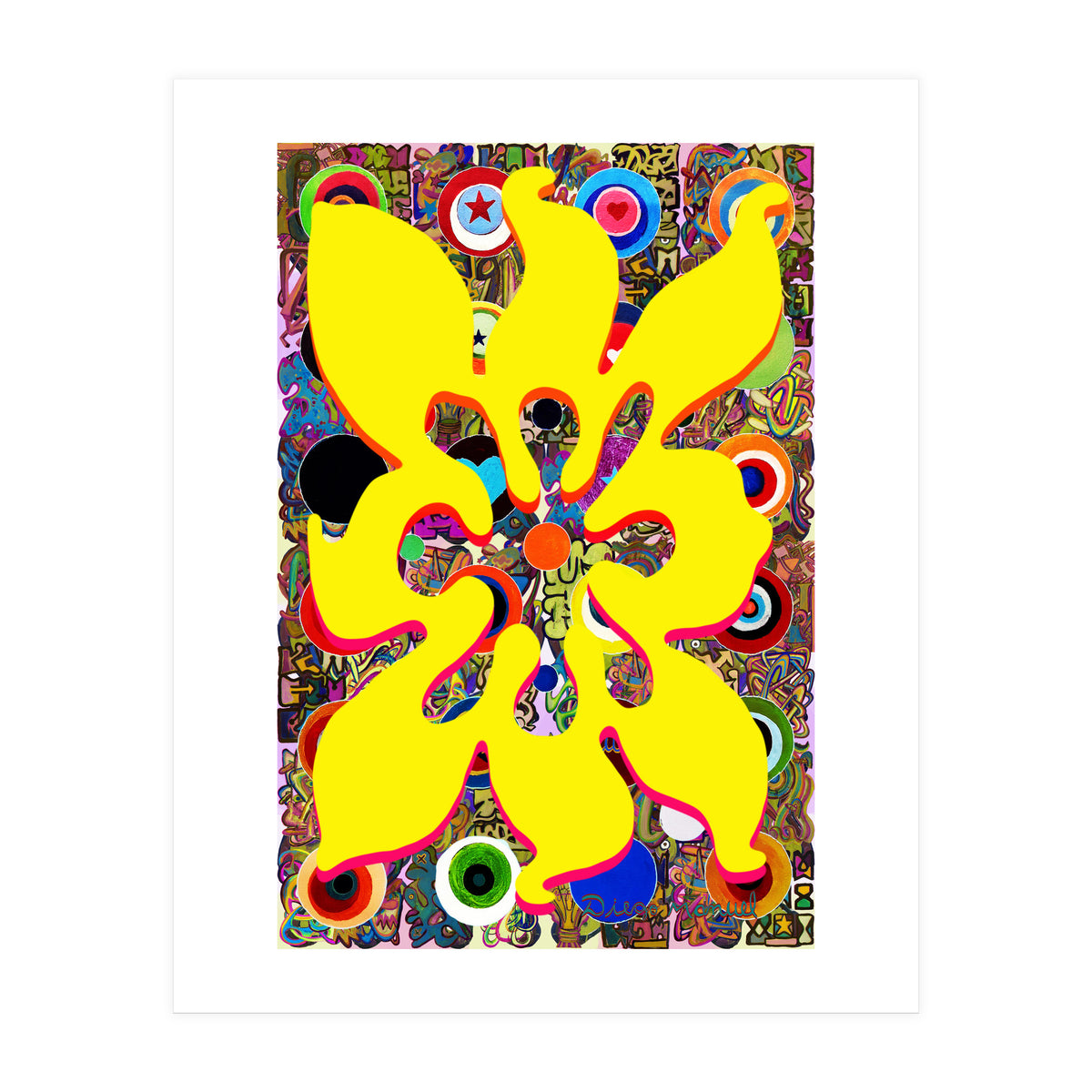 Fuego Y Graffiti 83 (Print Only)