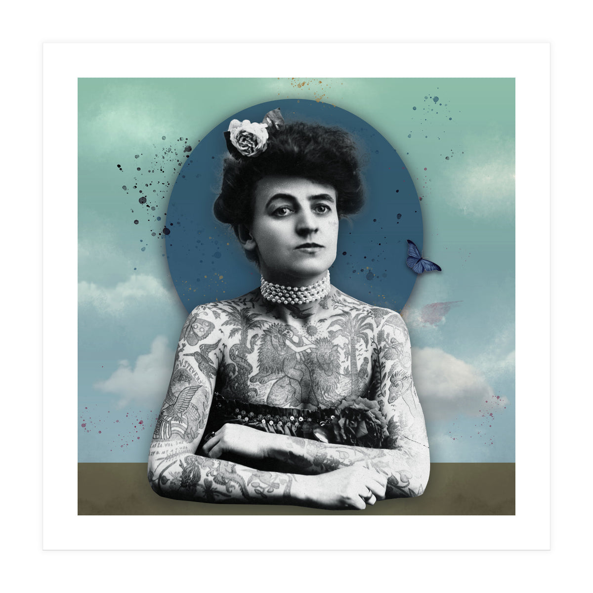 woman Tatoo (Print Only)