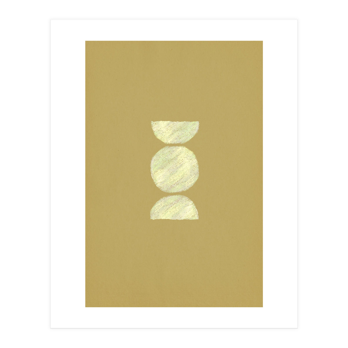 Olive green shapes (Print Only)