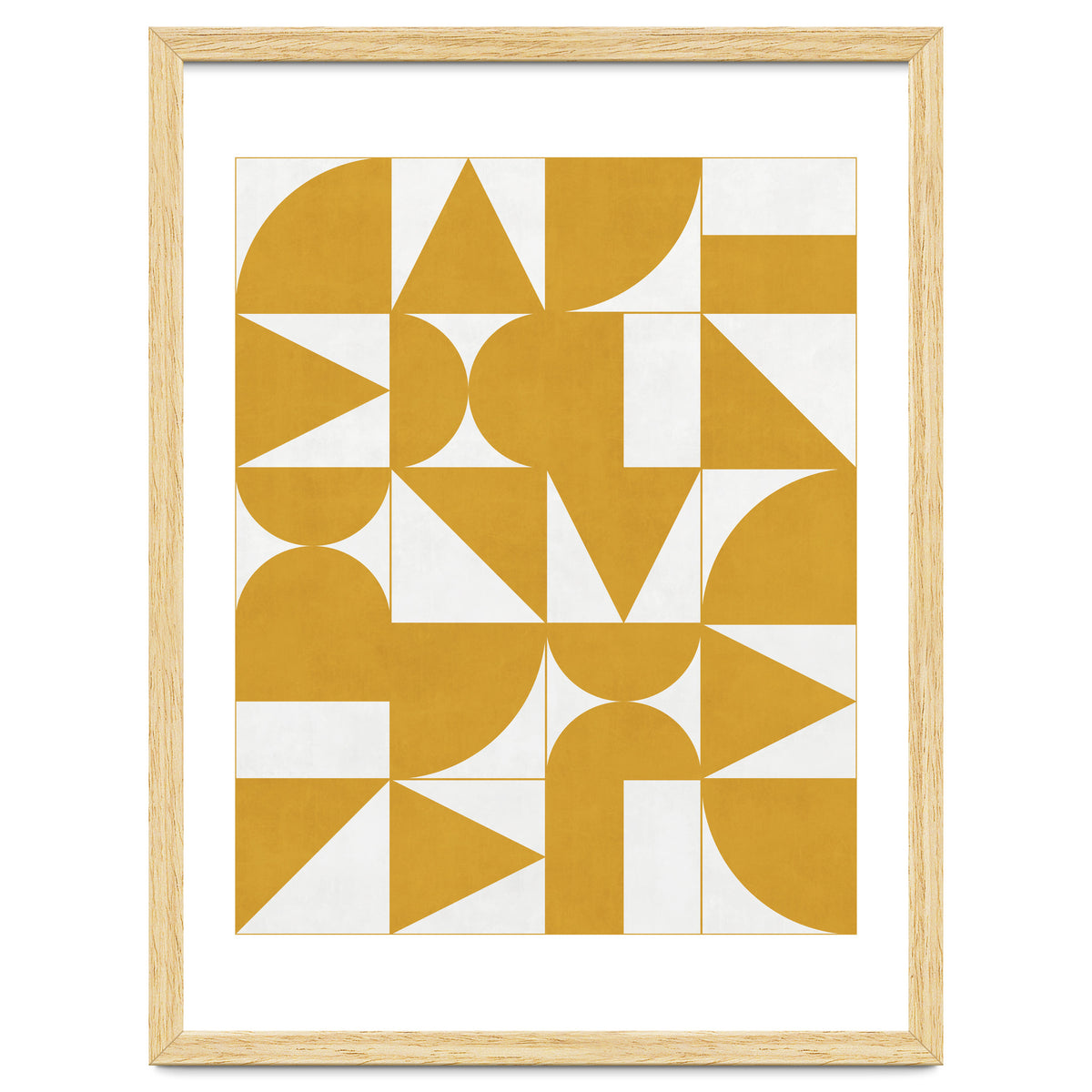 My Favorite Geometric Patterns No.13 - Mustard Yellow