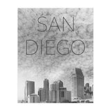 SAN DIEGO Skyline | Text (Print Only) thumbnail