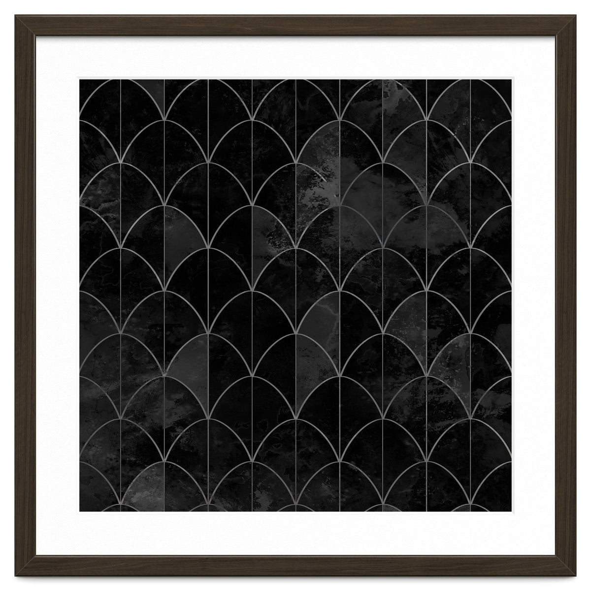 Mermaid scales. Black and white