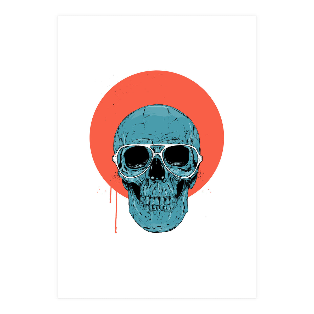 Blue Skull II (Print Only)