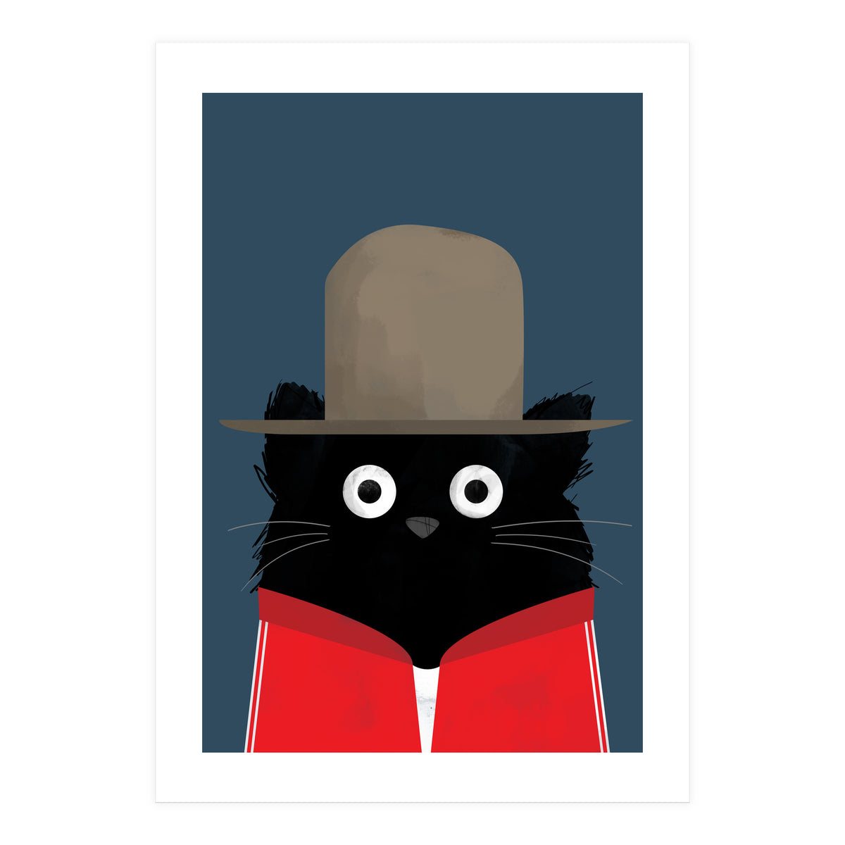 Doozal Cat Pharrell (Print Only)