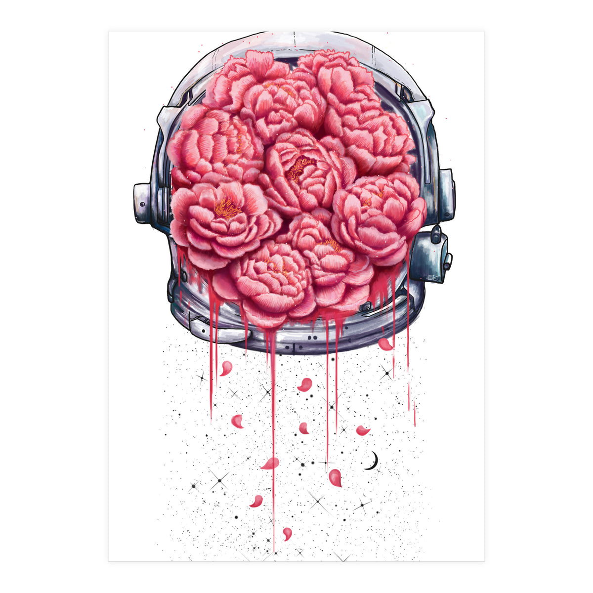 Cosmic Peonies (Print Only)