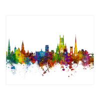 Worcester England Skyline (Print Only)