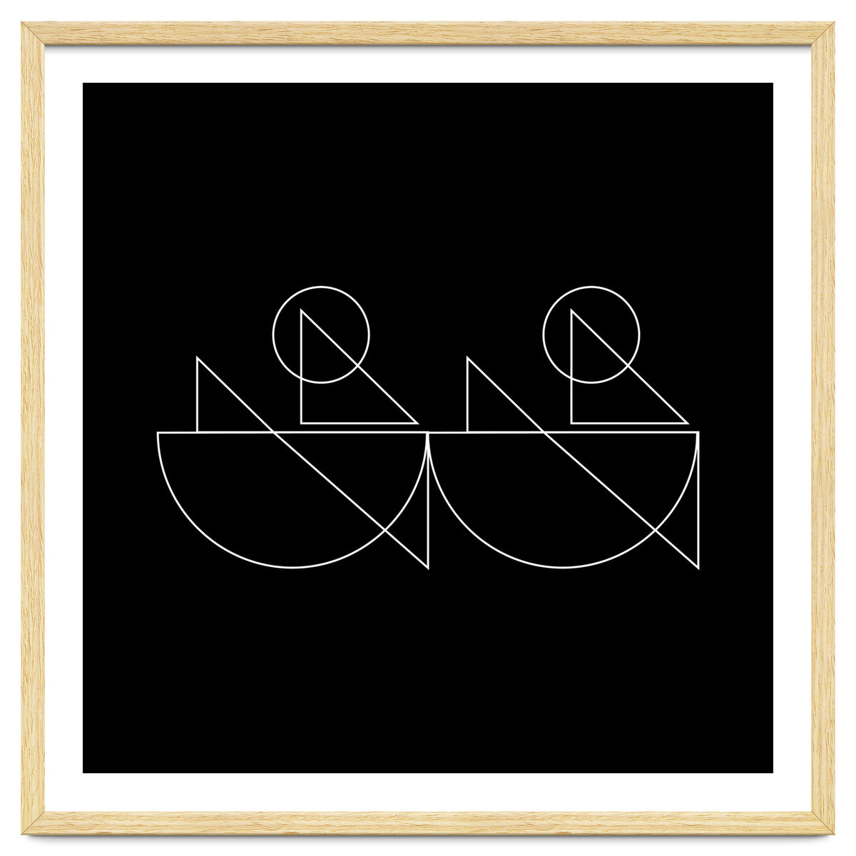 Kayakers | modern geometric