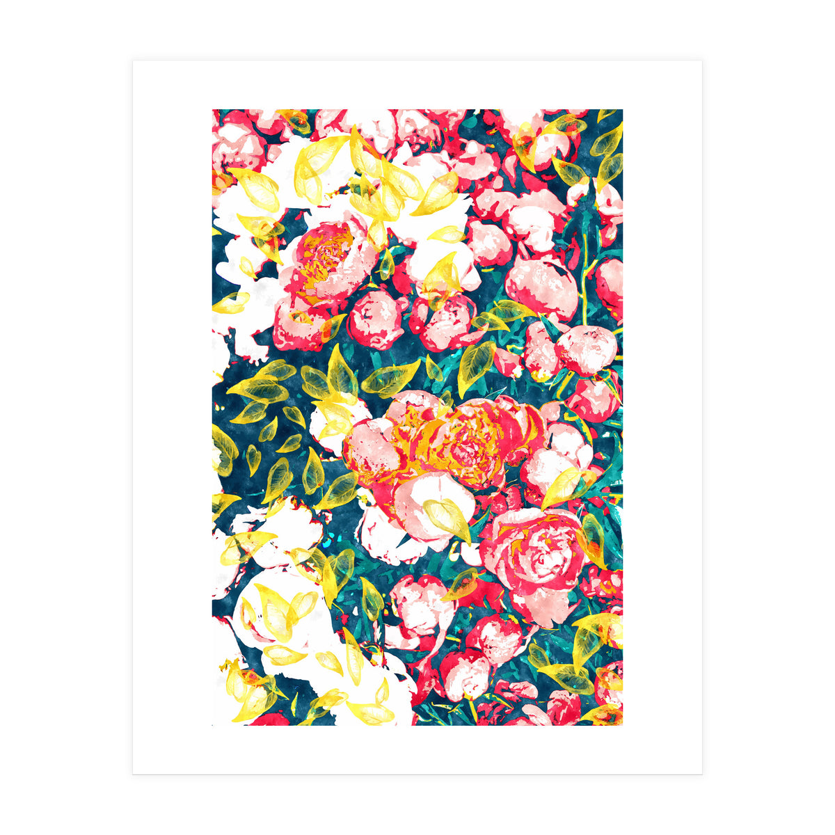 Nature Smiles In Flowers (Print Only)