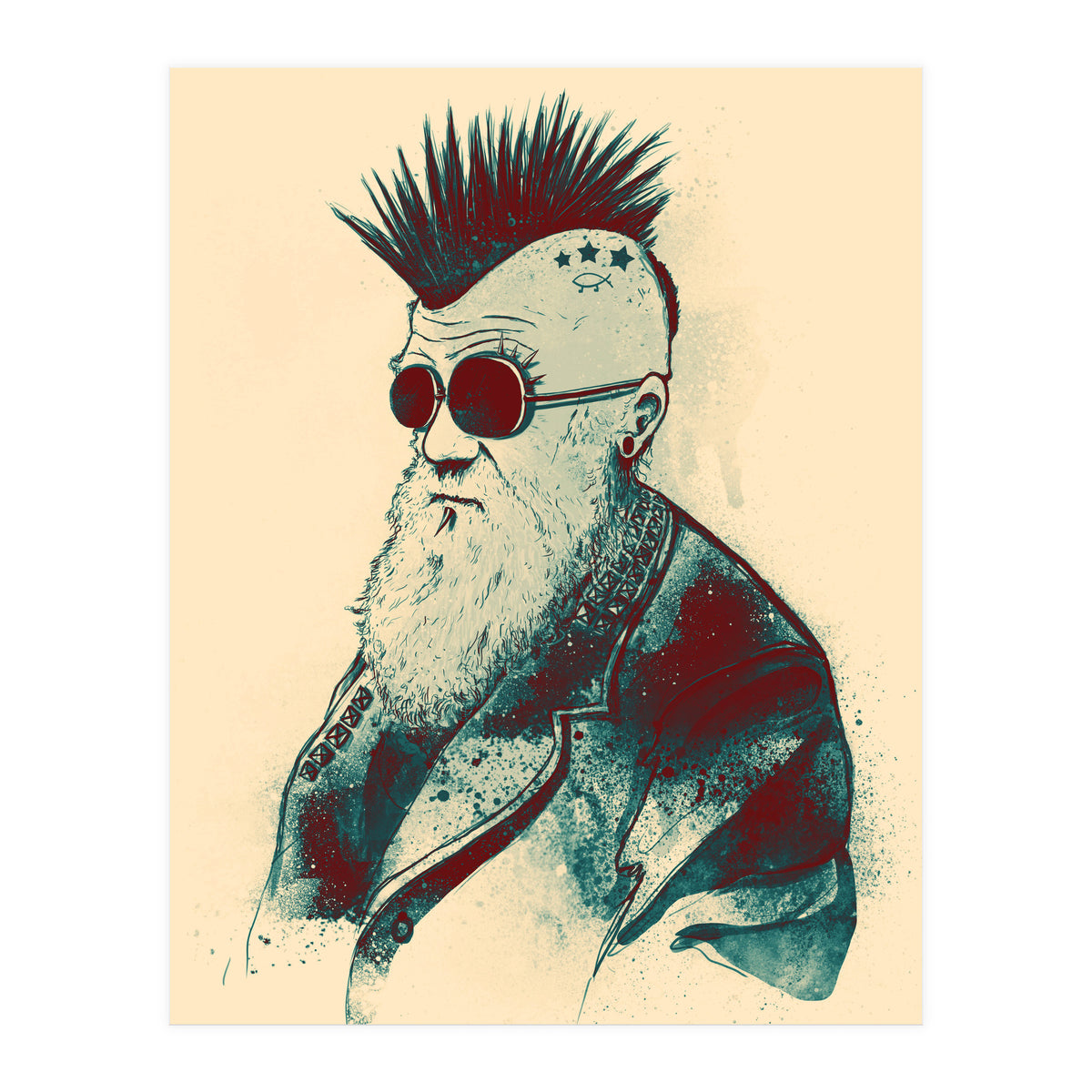 Evolution Of Carles (Print Only)