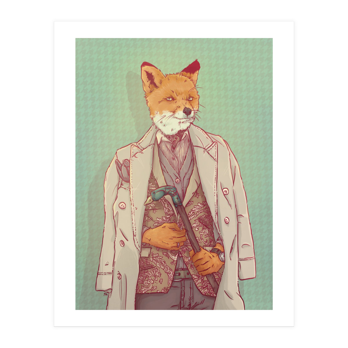Jay the Fox (Print Only)