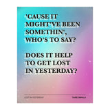 Tame Impala - Lost In Yesterday (Print Only) thumbnail