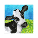 Cow in the meadow watercolor (Print Only) thumbnail