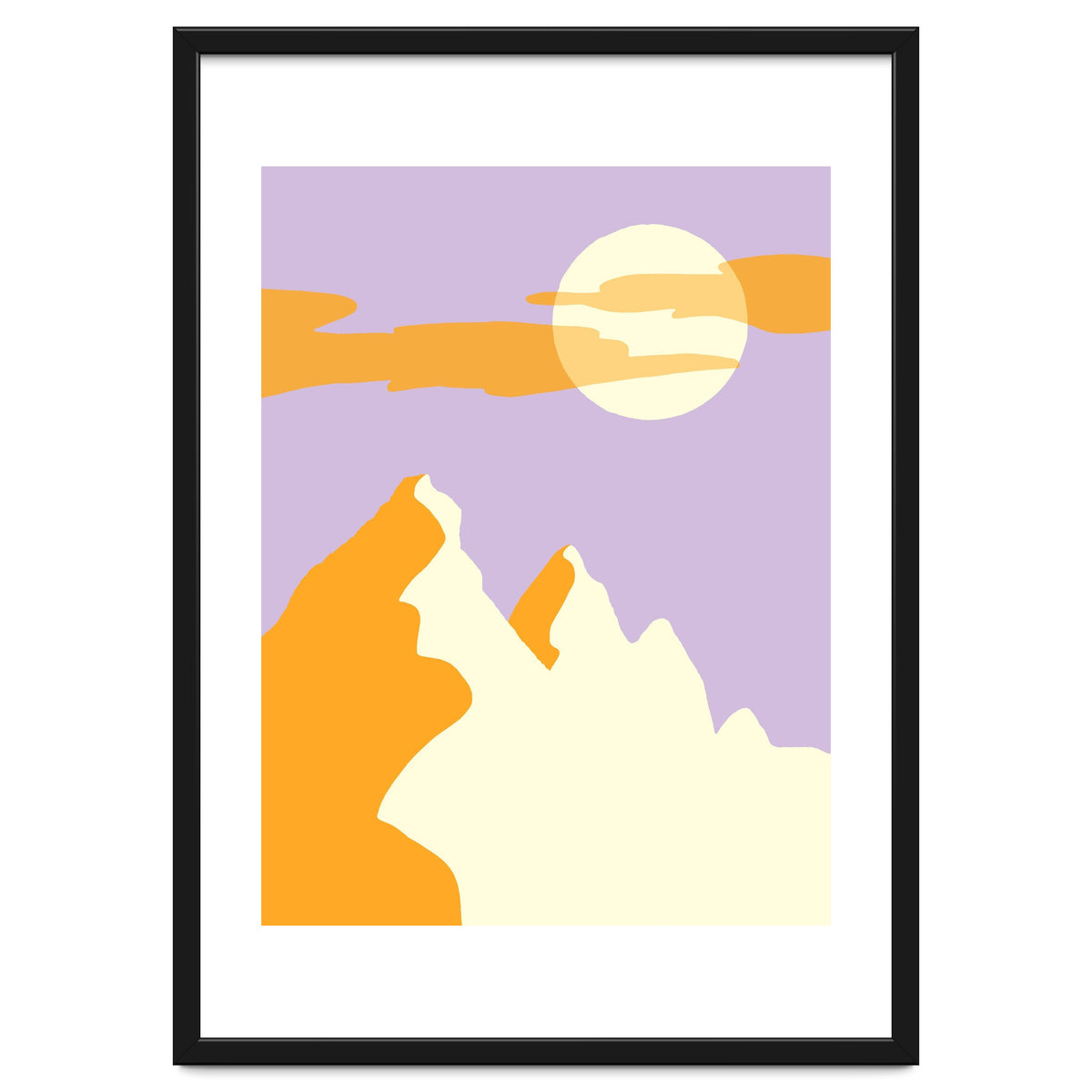 Pastel Minimal Landscape