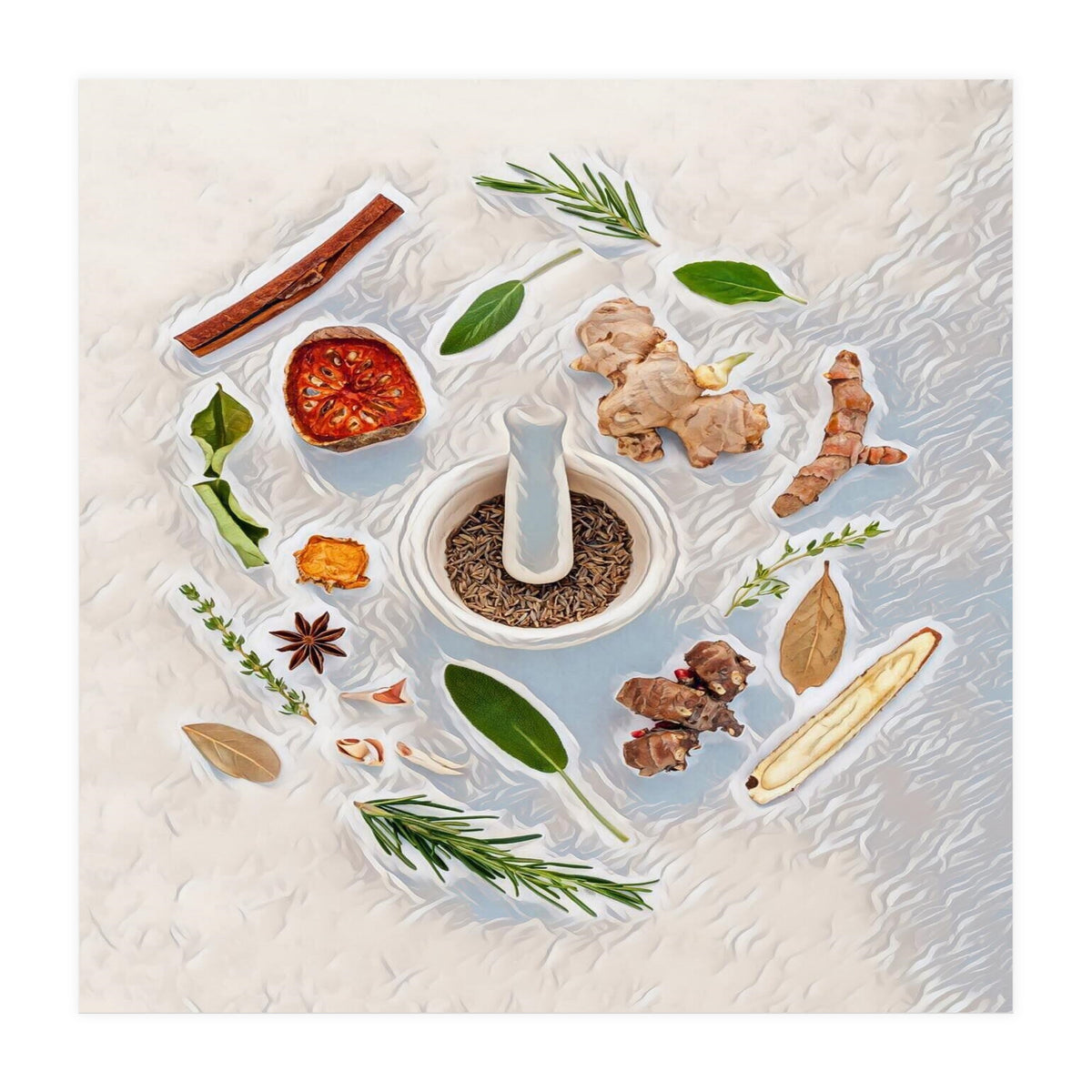 Healthy ingredients  (Print Only)