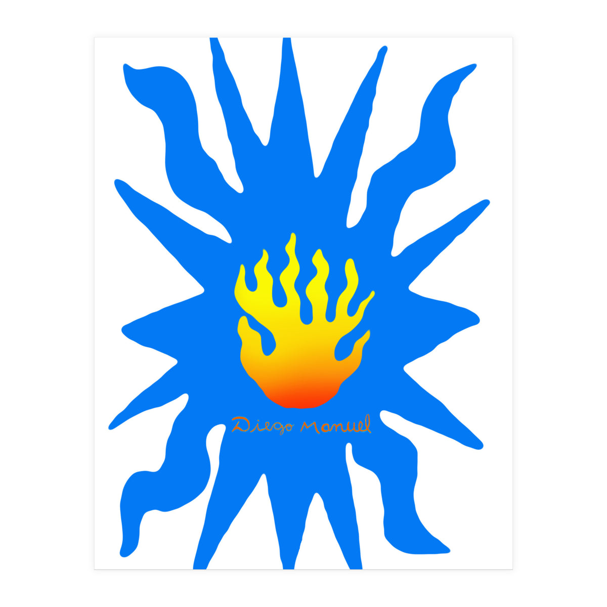 Fuego 42 Copia (Print Only)