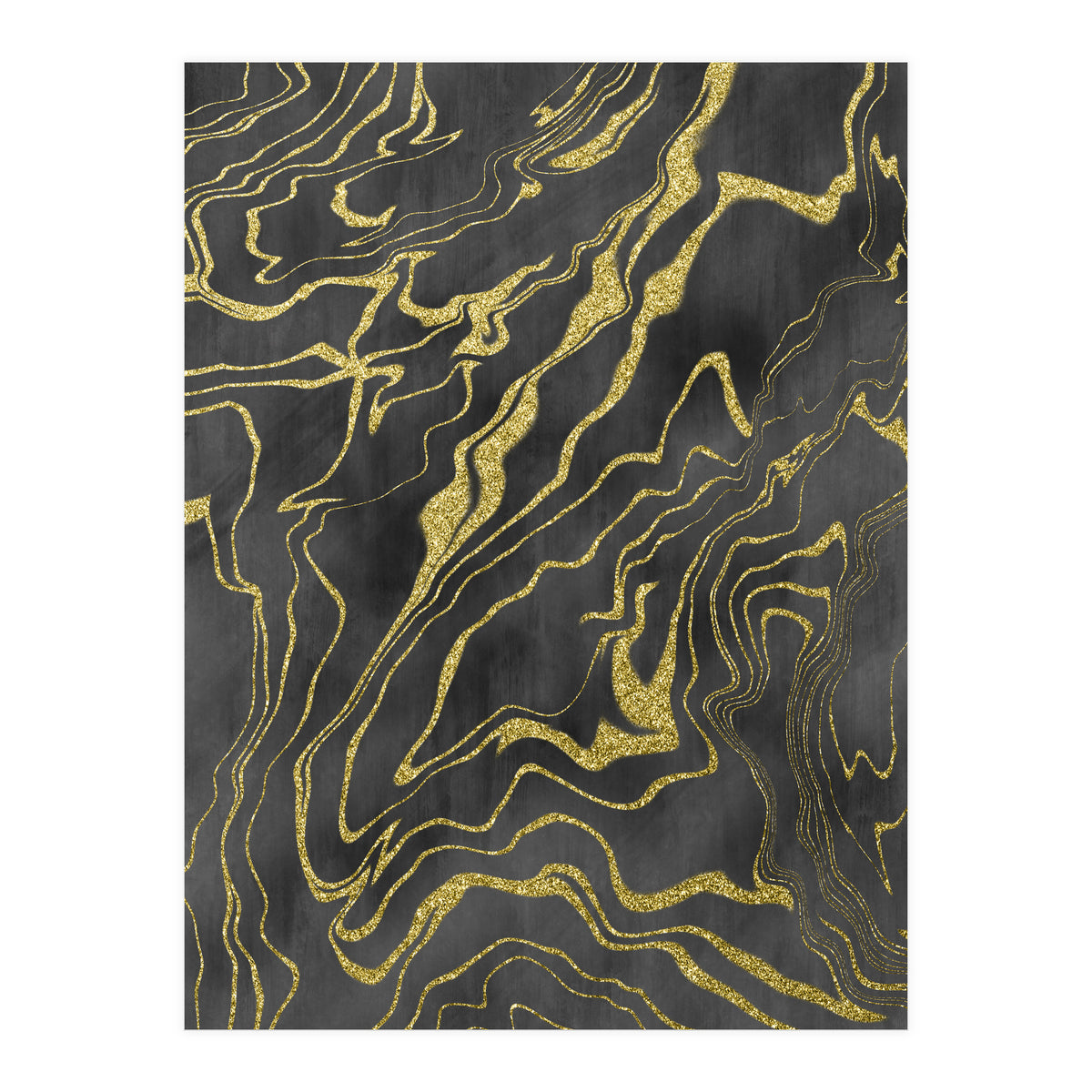 Golden Flows No. 9 (Print Only)