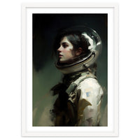 Gothic Astronaut Moody Dark Painting