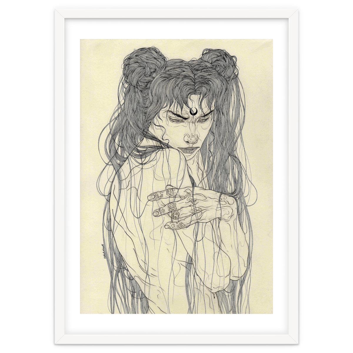 There is a dark moon rising inside of me