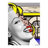 Lichtenstein's Sailboat Girl & Marylin Monroe (Print Only) thumbnail