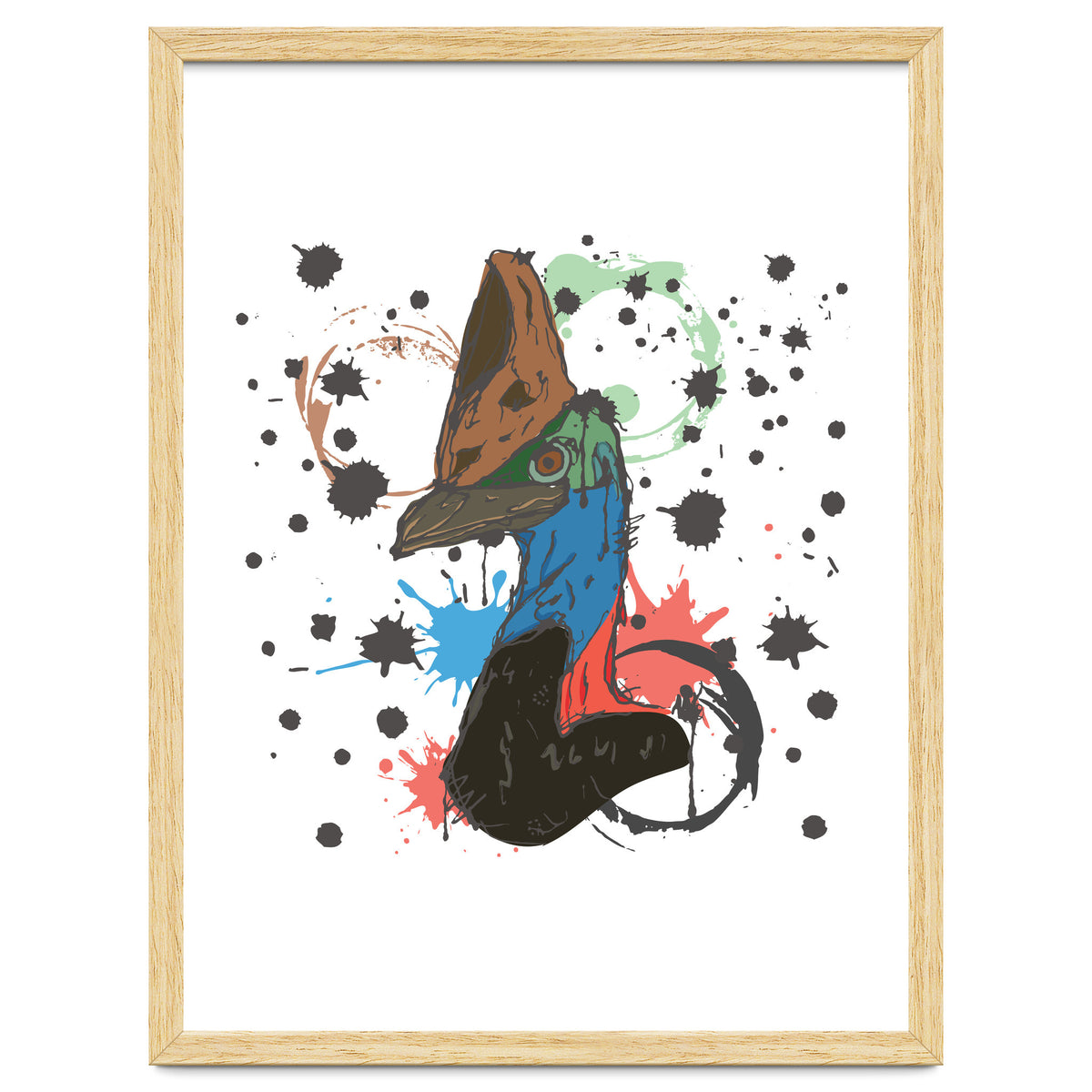 Cassowary Bird Sketch