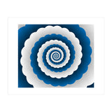 Blue Modern Floral Interior Design (Print Only) thumbnail