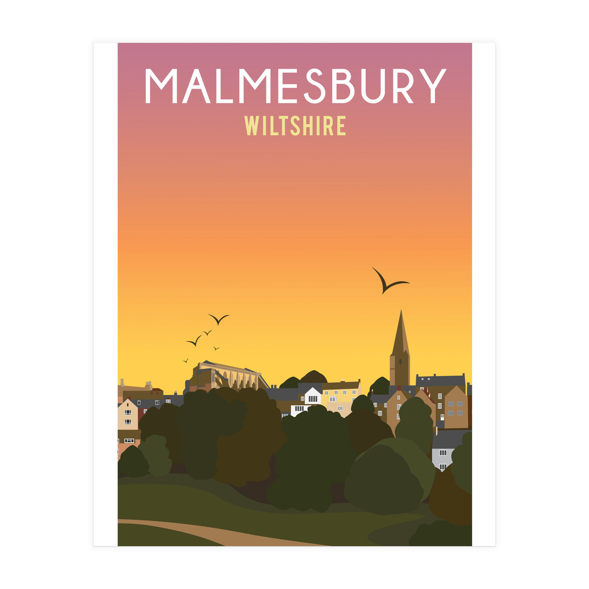 Malmesbury Sunset (Print Only)