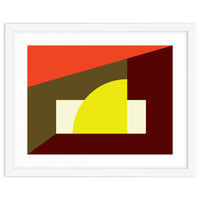 Geometric Shapes No. 9 - yellow, orange & brown