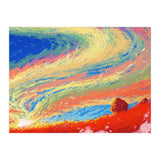 Haystacks At Sunset Reimagined (Print Only) thumbnail