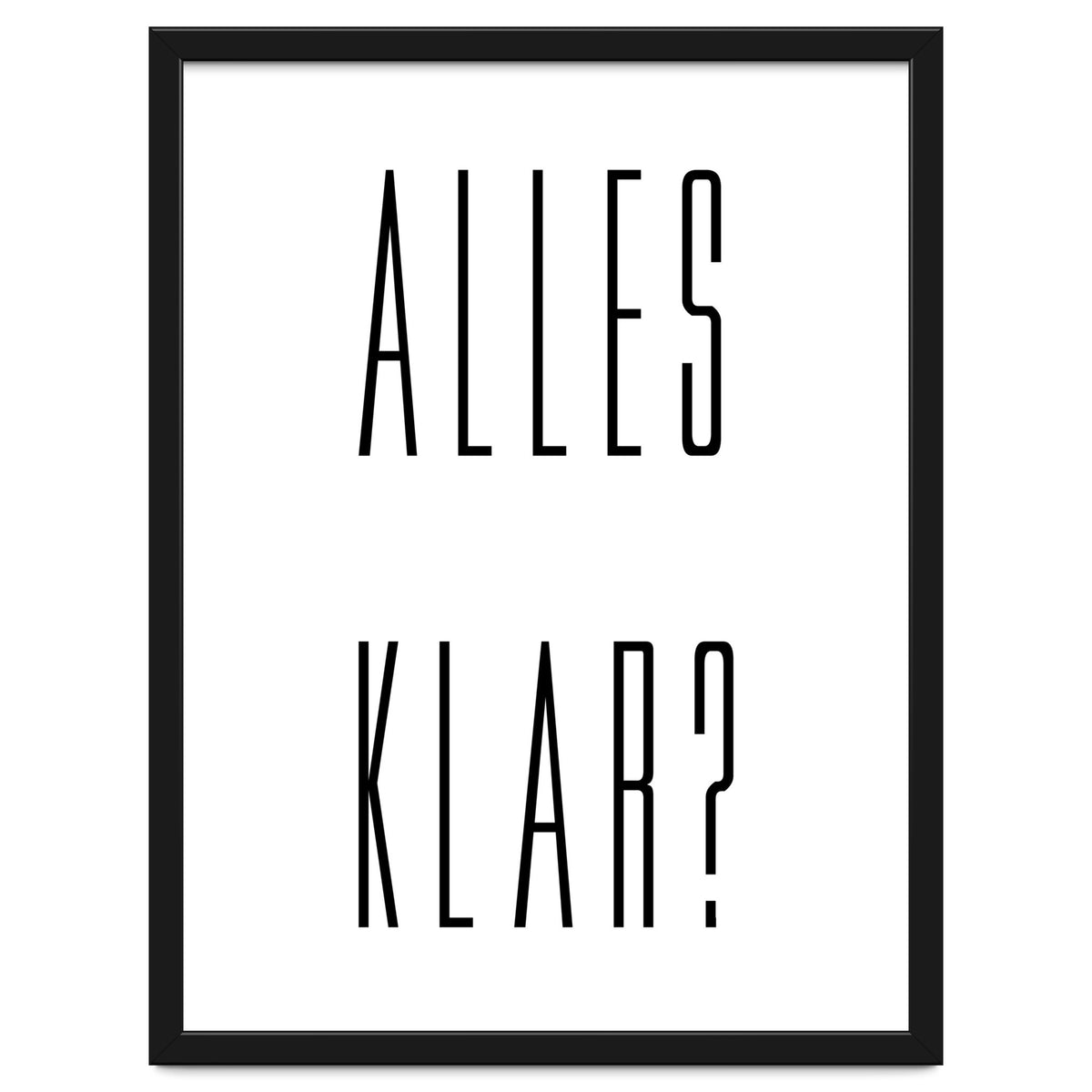 Alles Klar - German vocabulary!