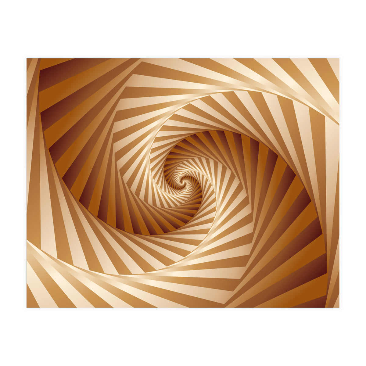 3D Effect Spiral Pattern (Print Only)