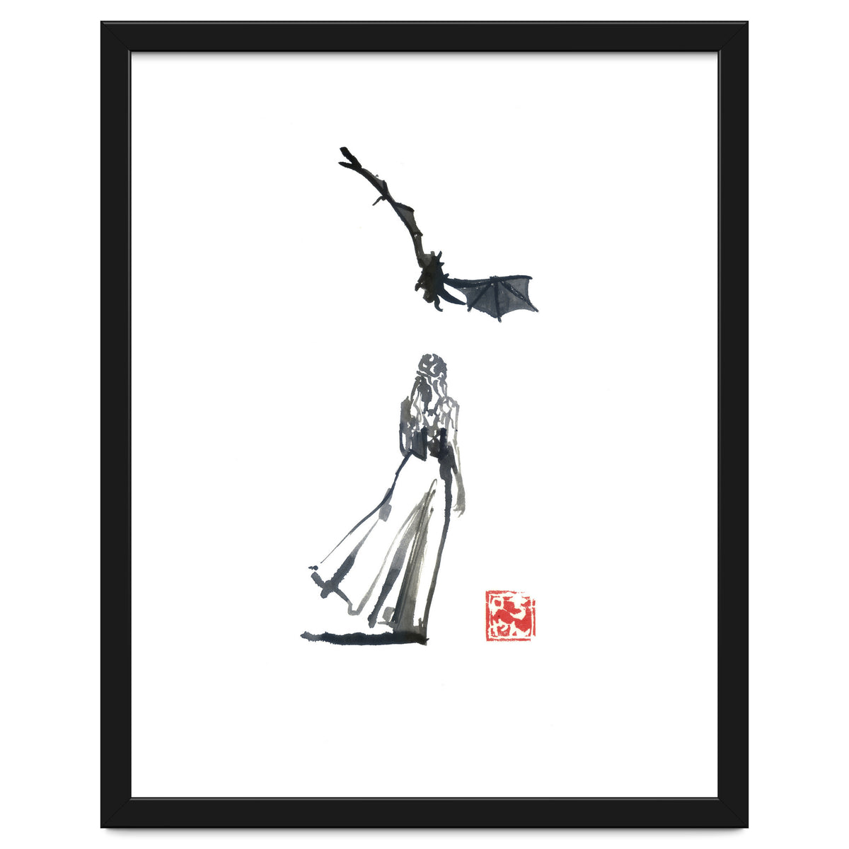 daenerys targaryen and the dragon