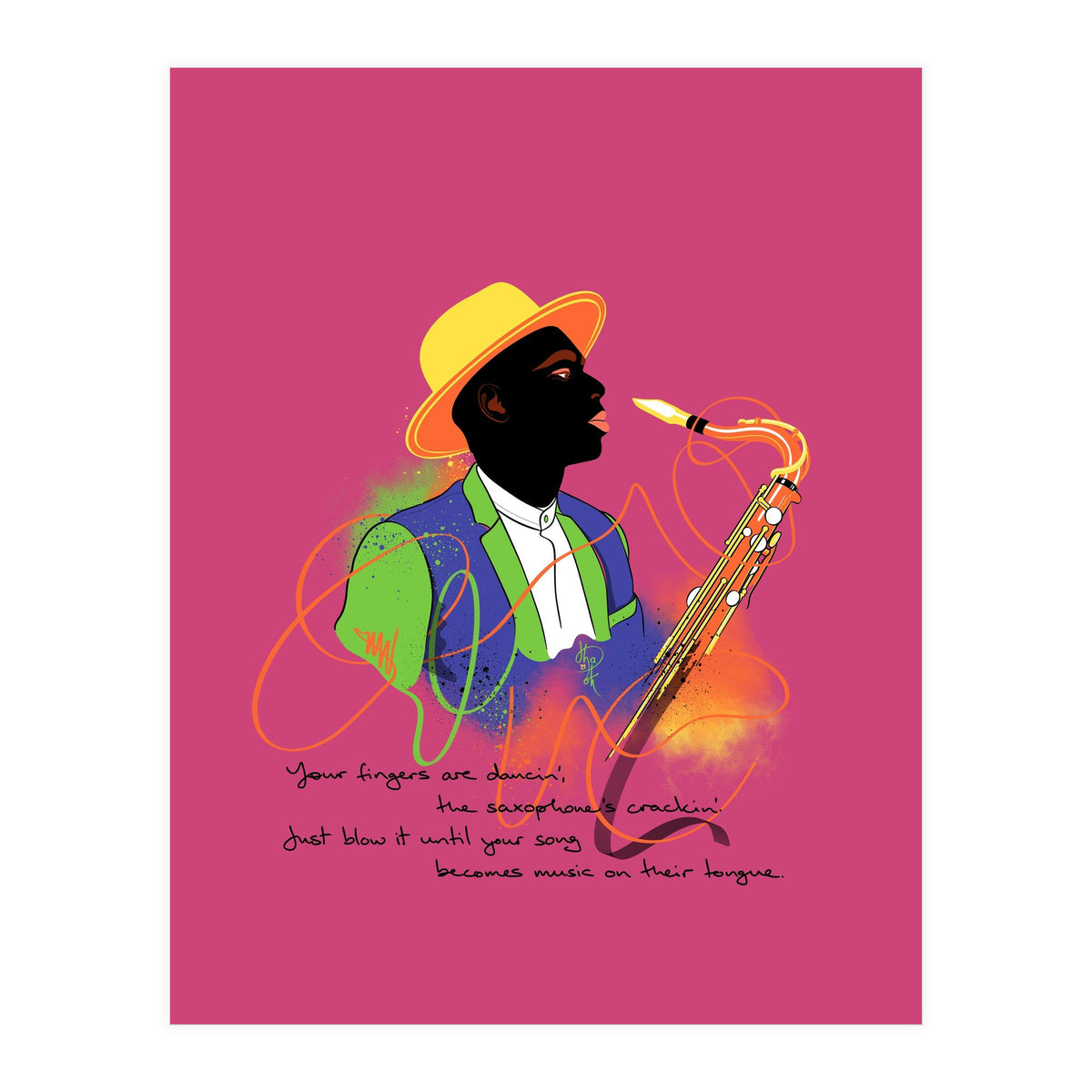 Jazz Man 1 (Print Only)