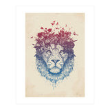 Floral Lion III (Print Only) thumbnail