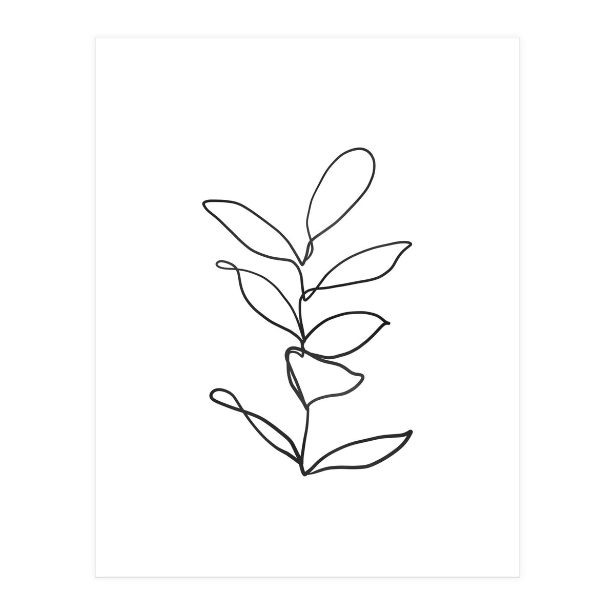 Lines Leaves II (Print Only)