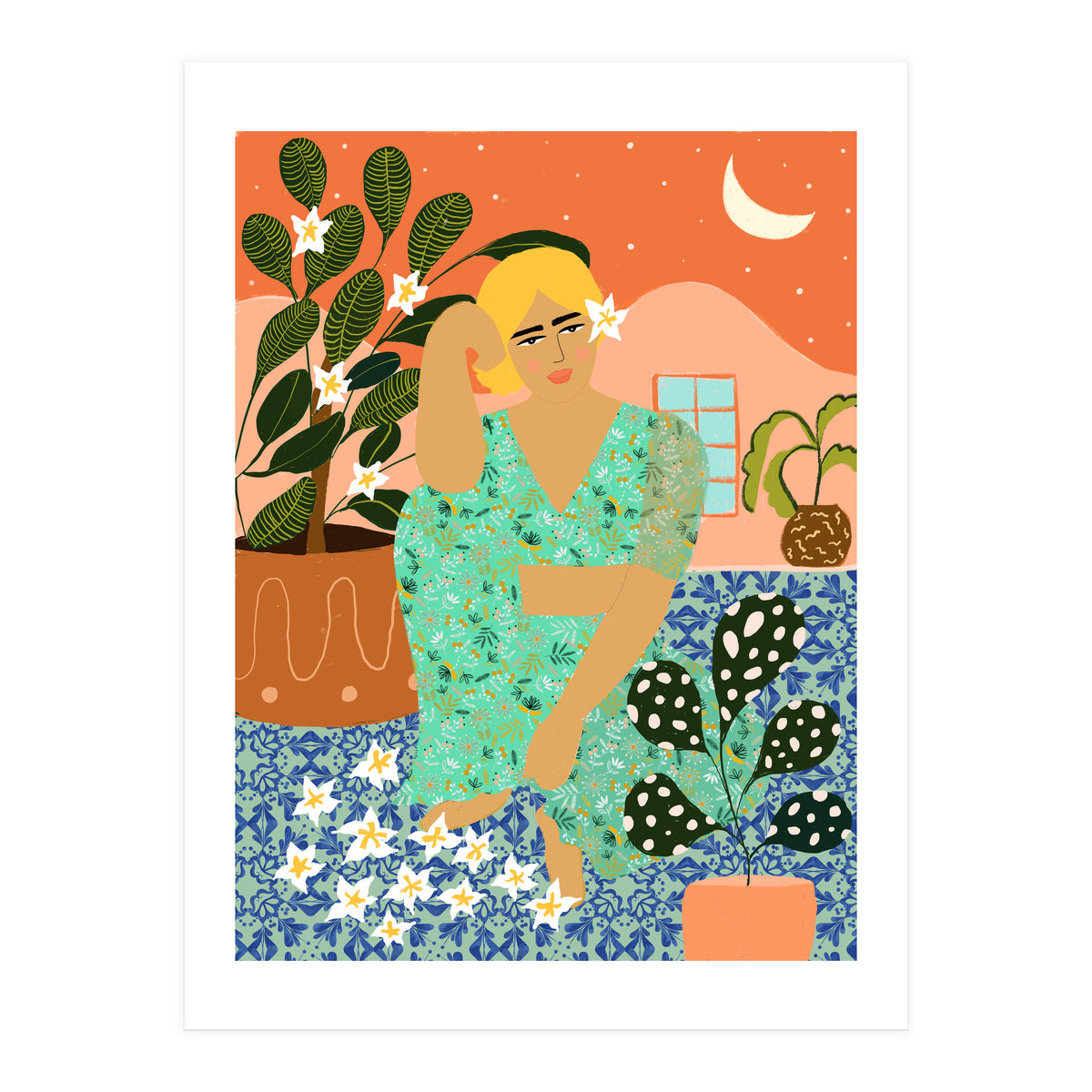 Flower Collector (Print Only)